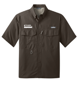 Men's Eddie Bauer® - Short Sleeve Performance Fishing Shirt
